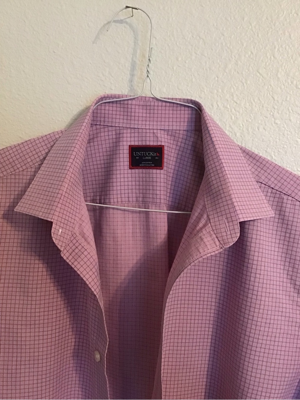 UNTUCKit Men's Short-sleeves Shirt